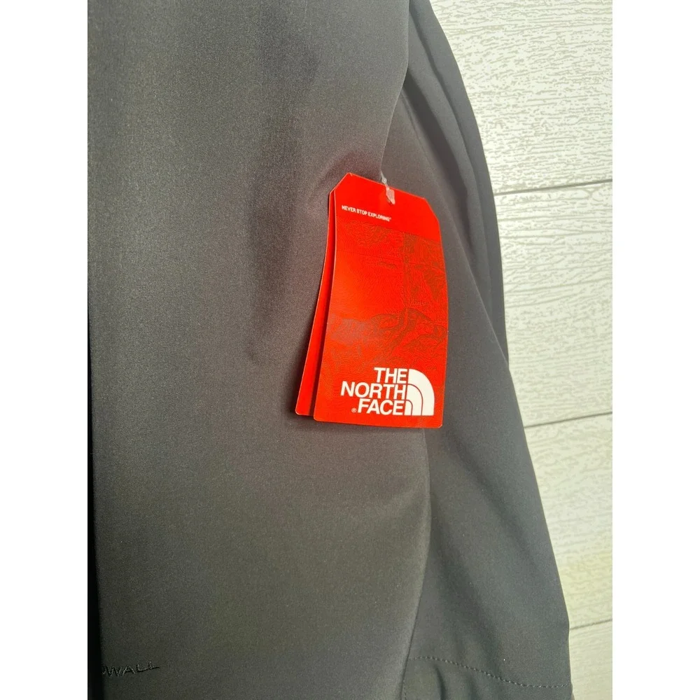 The North Face XXL 2XL Apex Barrier Soft Shell Jacket Black Logo Vons Safeway